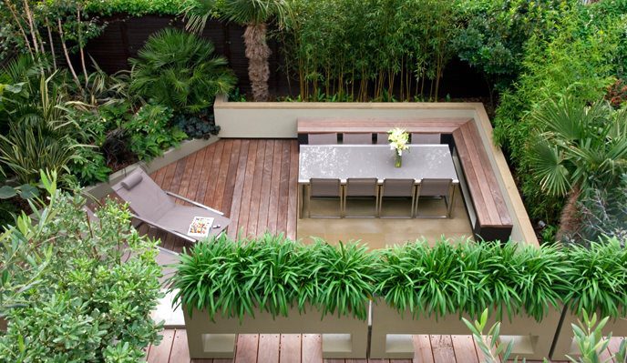 small terrace landscaping for small yard