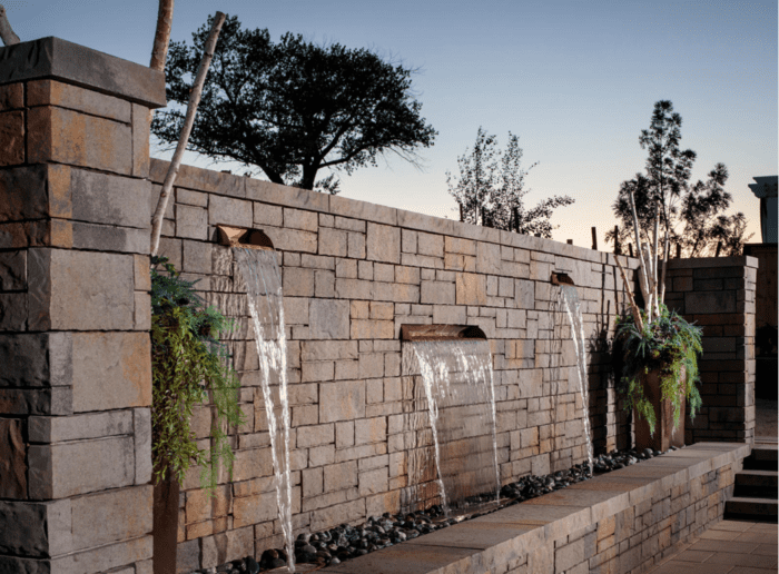 Steeple Crest Wall by Belgard | Sutherland Landscape Supplies Chico CA